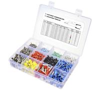 TRU COMPONENTS TC-11991828 Assortiment d'embouts simples 0.14 mm², 0.25 mm²,