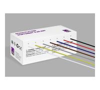 TRU COMPONENTS TC-12112352 Fil de câblage 0.25 mm² noir, blanc, rouge, bleu,
