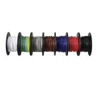TRU COMPONENTS TC-12112364 Fil de câblage 0.75 mm² Noir, Blanc, Rouge, Bleu, Marron, Gris, Jaune-Vert 1 Set