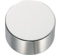 TRU COMPONENTS TC-12250644 Aimant permanent cylindrique (Ø x H) 20 mm x 10 mm Température limite (max.): 150 °C