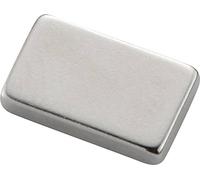 TRU COMPONENTS TC-12260092 Aimant permanent rectangulaire (L x l x H) 10 x 6 x 2 mm Température limite (max.): 150 °C