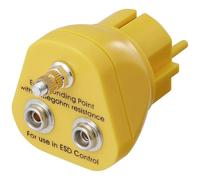 TRU COMPONENTS TC-12351672 Connecteur de mise à la terre M5, 2 connecteurs à bouton-poussoir 10 mm 1 pc(s)