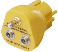 TRU COMPONENTS TC-12351672 Connecteur de mise à la terre M5, 2 connecteurs à bouton-poussoir 10 mm 1 pc(s)