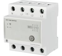 TRU COMPONENTS TC-12485088 TC-GTS8-W4P63A Interrupteur WiFi 230 V/AC 1 pc(s) Plage temporelle: 1 min - 24 h 3 NO (T)