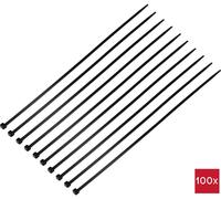 TRU COMPONENTS TC-12523688 Serre-câble 368 mm 4.8 mm noir 100 pc(s)