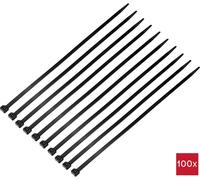 TRU COMPONENTS TC-12523704 Serre-câble 380 mm 7.6 mm noir Résistance au froid 100 pc(s)