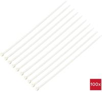 TRU COMPONENTS TC-12533336 Serre-câble 300 mm 4.8 mm blanc ignifuge 100 pc(s)