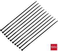 TRU COMPONENTS TC-12533368 Serre-câble 550 mm 8 mm noir 100 pc(s)
