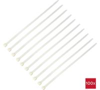 TRU COMPONENTS TC-12626016 Serre-câble 550 mm 12.7 mm blanc naturel HVAC 100 pc(s)