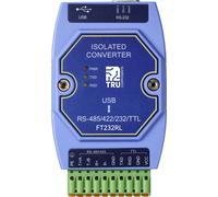 TRU COMPONENTS TC-12626056 TC-E810-U15 Convertisseur sériel USB, RS-422, RS-485, D-SUB9 3.3 V, 5 V 1 pc(s)