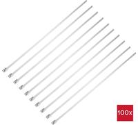 TRU COMPONENTS TC-12647560 Serre-câbles en acier 290 mm 4.6 mm AISI 304 100 pc(s)