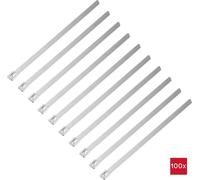 TRU COMPONENTS TC-12656568 Serre-câbles en acier 200 mm 7.9 mm AISI 316 100 pc(s)