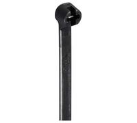 TRU COMPONENTS TC-12814140 Serre-câble 140 mm 3.6 mm noir avec languette métallique, stable aux intempéries et aux UV 100 pc(s)