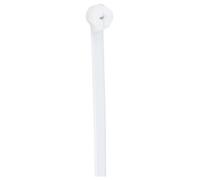 TRU COMPONENTS TC-12814156 Serre-câble 300 mm 4.8 mm naturel avec languette métallique, résiste aux produits chimiques 100 pc(s)