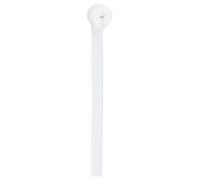 TRU COMPONENTS TC-12814160 Serre-câble 370 mm 4.8 mm naturel avec languette métallique, résiste aux produits chimiques 100 pc(s)