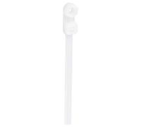 TRU COMPONENTS TC-12814164 Serre-câble 370 mm 4.8 mm naturel avec embase à visser, résiste aux produits chimiques 100 pc(s)