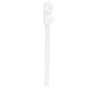 TRU COMPONENTS TC-12814164 Serre-câble 370 mm 4.8 mm naturel avec embase à visser, résiste aux produits chimiques 100 pc(s)