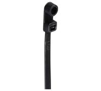 TRU COMPONENTS TC-12814172 Serre-câble 370 mm 4.8 mm noir avec embase à visser, stable aux intempéries et aux UV 100 pc(s)