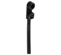 TRU COMPONENTS TC-12814172 Serre-câble 370 mm 4.8 mm noir avec embase à visser, stable aux intempéries et aux UV 100 pc(s)