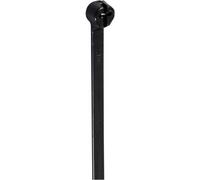 TRU COMPONENTS TC-12814196 Serre-câble 370 mm 4.8 mm noir avec languette métallique, stable aux intempéries et aux UV 100 pc(s)
