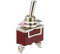 TRU COMPONENTS TC-12819624 Interrupteur à bascule 250 V/AC 15 A 1 x éteint/(allumé) momentané 1 pièce
