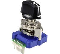 TRU COMPONENTS TC-12830252 Commutateur rotatif 5 V/DC, 25 V/AC, 50 V/AC 0.5 A 1 x 30 ° 1 pc(s)