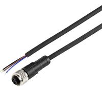 TRU COMPONENTS TC-12833016 Câble de raccordement M12 femelle, droit 10 m Nombre de pôles: 3 1 pc(s)