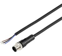 TRU COMPONENTS TC-12833088 Câble de raccordement M12 mâle, droit 10 m Nombre de pôles: 4 1 pc(s)
