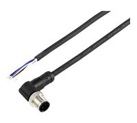 TRU COMPONENTS TC-12833136 Câble de raccordement M12 mâle, coudé 2 m Nombre de