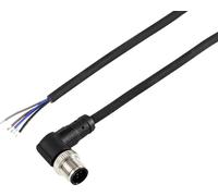 TRU COMPONENTS TC-12833140 Câble de raccordement M12 mâle, coudé 2 m Nombre de pôles: 5 1 pc(s)