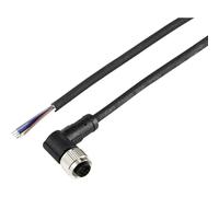 TRU COMPONENTS TC-12833160 Câble de raccordement M12 femelle, coudé 5 m Nombre