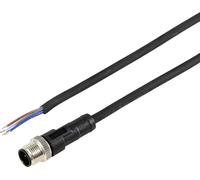 TRU COMPONENTS TC-12833172 Câble de raccordement M12 mâle, droit 2 m Nombre de pôles: 5 1 pc(s)