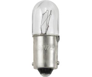 TRU COMPONENTS TC-12842728 Ampoule incandescente miniature 130 V 2.6 W BA9s blanc chaud