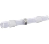 TRU COMPONENTS TC-12888416 Prolongateur avec gaine thermorétractable 0.25 mm² 0.34 mm² entièrement isolé blanc 50 pc(s)