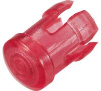 TRU COMPONENTS TC-13030644 Lentille rouge, transparent Adapté pour (LED) LED 3 mm
