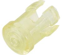 TRU COMPONENTS TC-13030648 Lentille jaune, transparent Adapté pour (LED) LED 3 mm