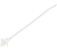 TRU COMPONENTS TC-13030672 TC-WM-110-2.5-N Serre-câble 110 mm 2.5 mm naturel avec fermeture à ailettes, résiste aux produits