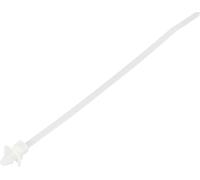 TRU COMPONENTS TC-13030676 TC-WM-115-3.6-N Serre-câble 155 mm 3.6 mm naturel avec fermeture à ailettes, résiste aux produits