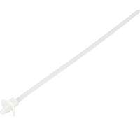 TRU COMPONENTS TC-13030688 TC-WM-200-4.8-N Serre-câble 200 mm 4.8 mm naturel avec fermeture à ailettes, résiste aux produits