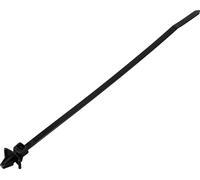TRU COMPONENTS TC-13030696 TC-WM-115-3.6-UVB-B Serre-câble 155 mm 3.6 mm noir avec fermeture à ailettes, stabilisé aux UV