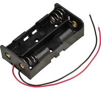 TRU COMPONENTS TC-13220700 Support de pile 2x 18650 raccordement par fils (L x l x H) 76 x 40 x 21 mm