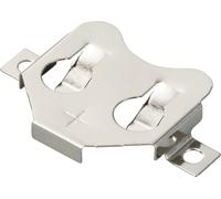 TRU COMPONENTS TC-13220728 Support de pile bouton 1x CR 2016, CR 2020, CR 2025, CR 2032 contact à ressort (L x l x H) 30.5 x 19.8