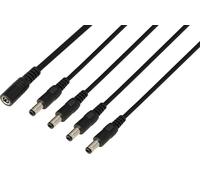 TRU COMPONENTS TC-13232712 Connecteur DC prise femelle - fiche mâle 5.5 mm 2.1 mm 41.2 cm 1 pc(s)