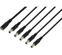 TRU COMPONENTS TC-13232716 Connecteur DC prise femelle - fiche mâle 5.5 mm 2.1 mm 41.2 cm 1 pc(s)
