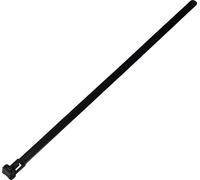 TRU COMPONENTS TC-13340652 TC-RT-250-7.6-B Serre-câble 250 mm 7.6 mm noir réouvrable, résiste aux produits chimiques, stabilisé
