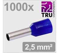 TRU COMPONENTS TC-13377208 Embout simple d'extrémité de câble 2.5 mm²