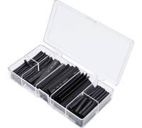TRU COMPONENTS TC-13388828 Assortiment de gaines thermorétractables noir Taux