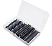 TRU COMPONENTS TC-13388840 Assortiment de gaines thermorétractables noir Taux de retreint:3:1 25 pc(s)