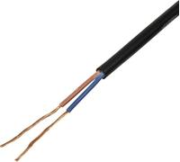 TRU COMPONENTS TC-13389172 Câble à gaine caoutchouc H05RN-F 2 x 1 mm² noir 100 m