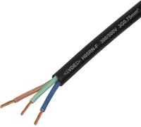 TRU COMPONENTS TC-13389180 Câble à gaine caoutchouc H05RN-F 3 G 0.75 mm² noir 50 m
